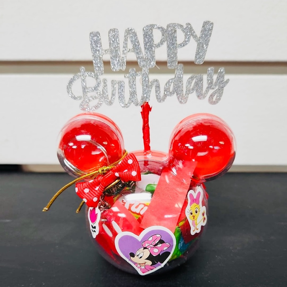 2 Mickey Mouse Red Birthday Party Favor
